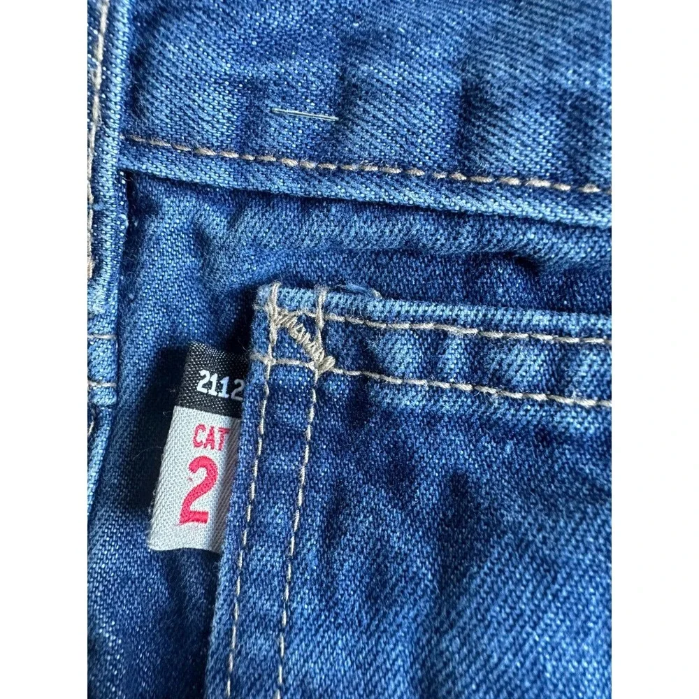 Carhartt cat 2 relaxed fit‎ flame resistant Blue Jeans Men size 40 x 34